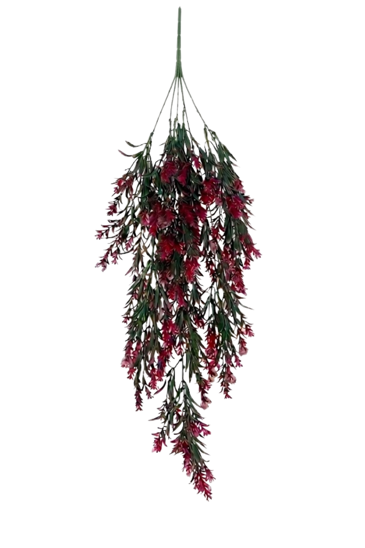 Yapay Ihlamur Sarkan 75 cm Yeşil Pembe (UV)