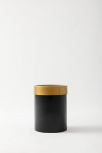 Metal Saksı Siyah (Gold Bilezikli) 25*30