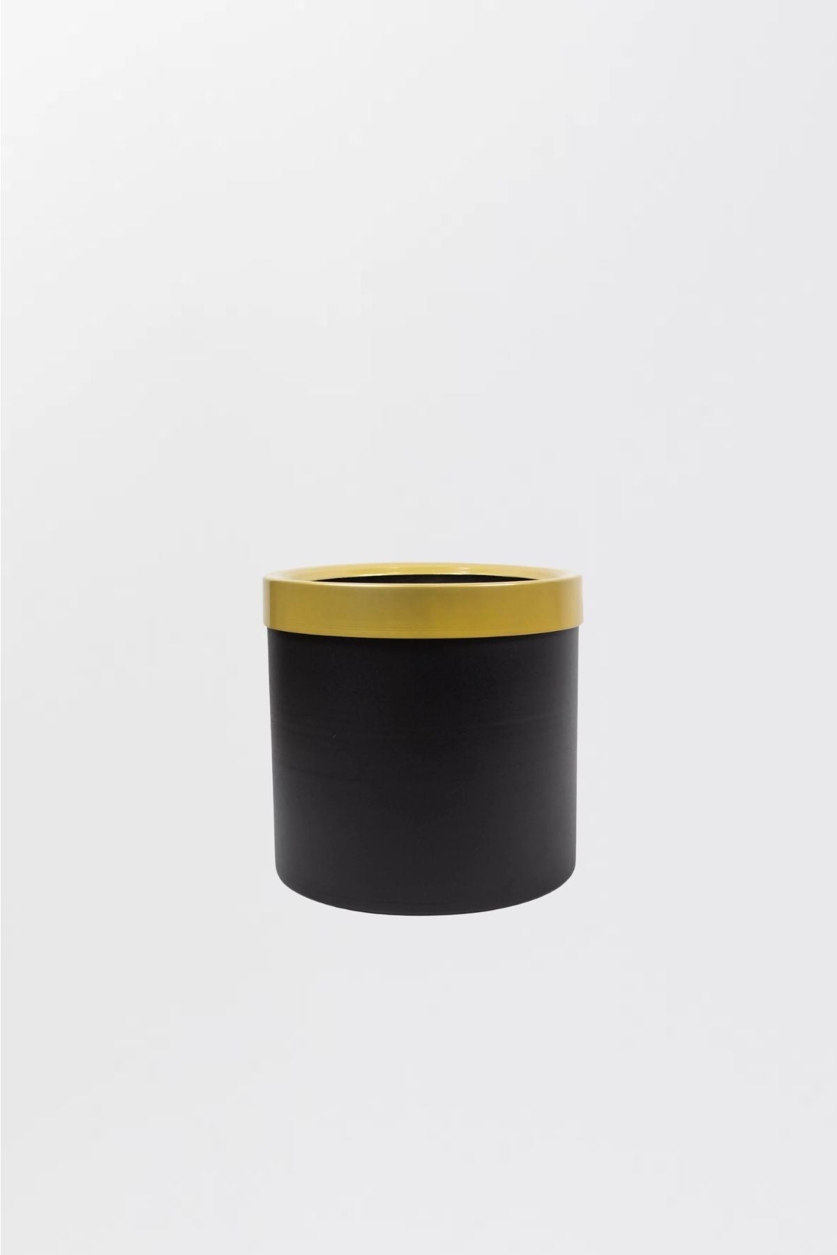 Siyah Gold Bilezikli Saksı 25*25*25