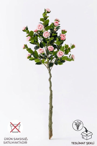 Yapay Gül Ağacı 160 cm 24 Dal Saksısız