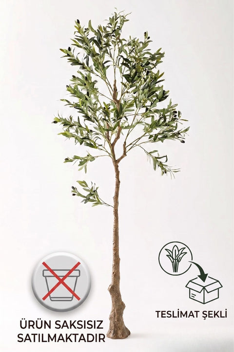 Yapay Zeytin Ağacı 175 Cm Saksısız