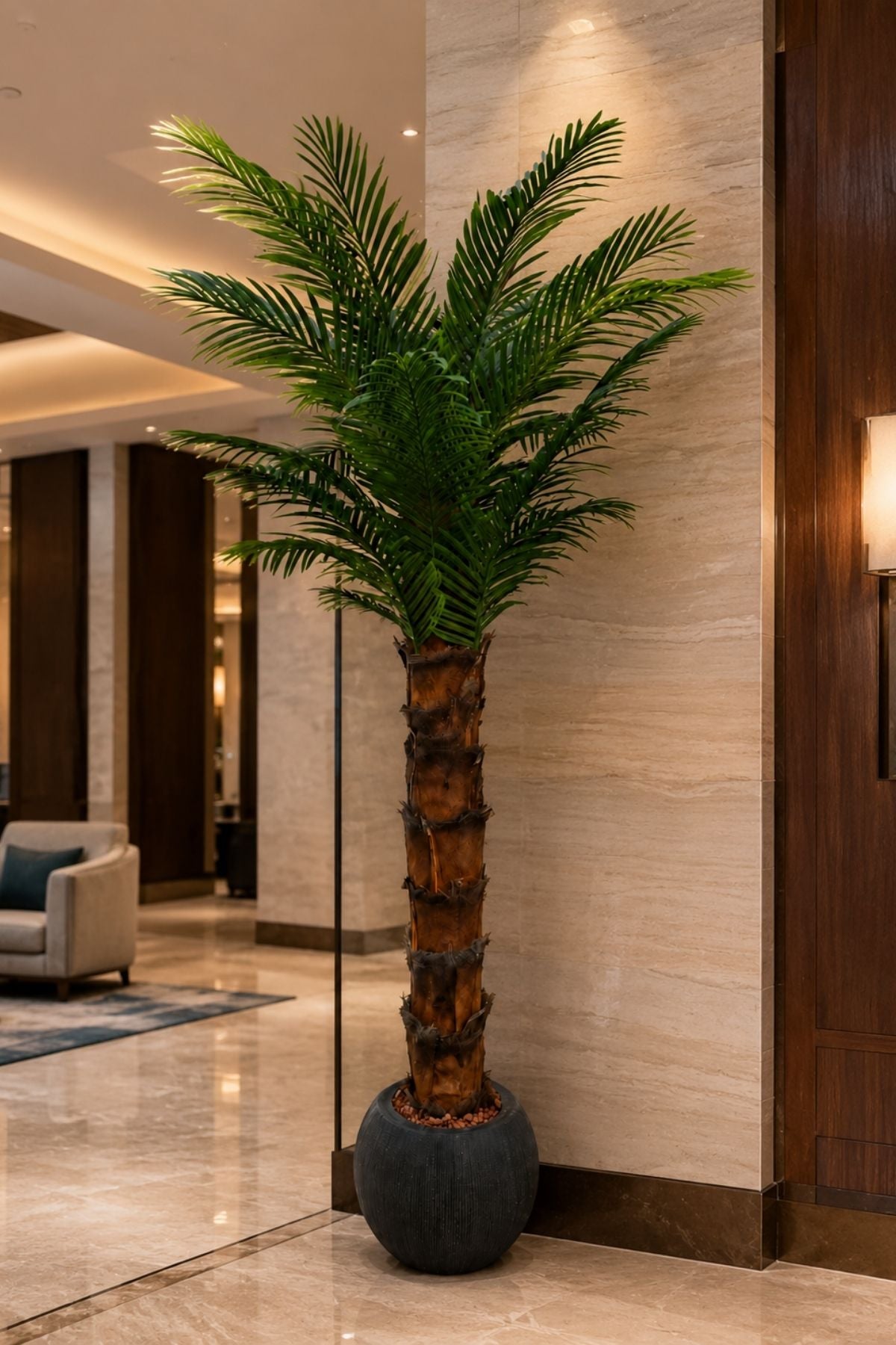 Yapay Premium Palmiye Ağacı 3 Metre 20 Dallı