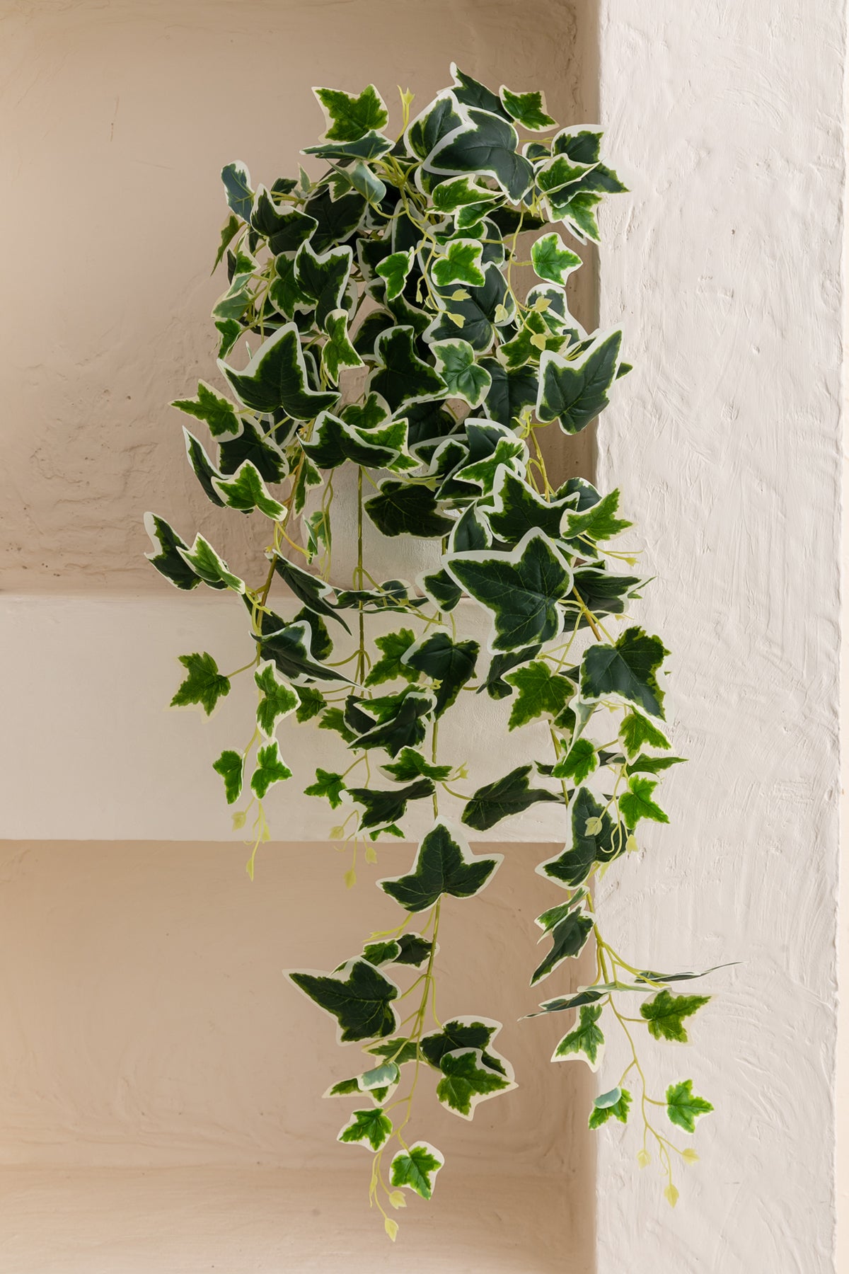 Yapay Hedera Sarmaşık 100 Cm 9 Dal Yeşil Beyaz