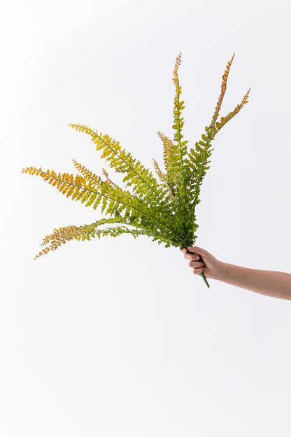 Islak Dokulu Yapay Yeşillik 70 cm 14 Dal