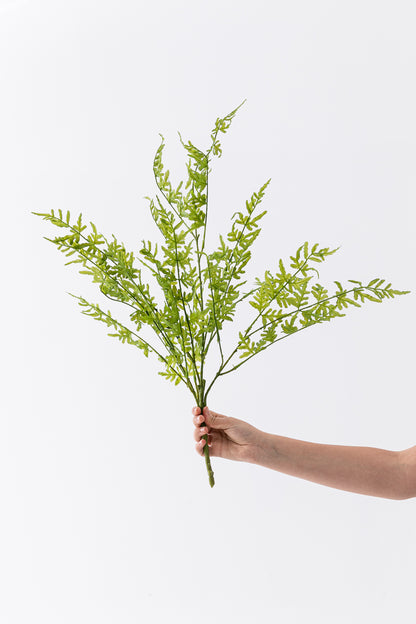 Islak Dokulu Yapay Yeşillik 75 Cm 16 Dal