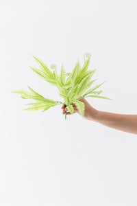 Yapay Yeşillik 40 Cm 7 Dal Çiçekli