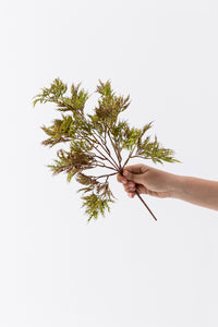 Yapay Çamdalı Kahverengi 45 cm 7 Dal
