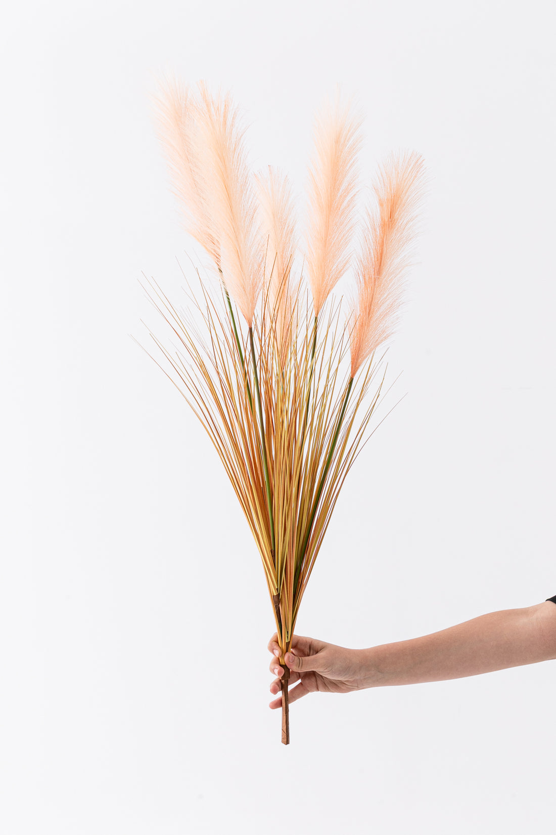 Yapay Pampas Saz Demeti 100 Cm 5 Dal somon 