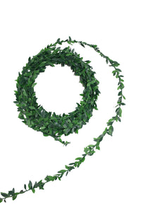 7 Metre Tel Yaprak Şerit Yapay Taç Sarmaşık Çiçek Süs