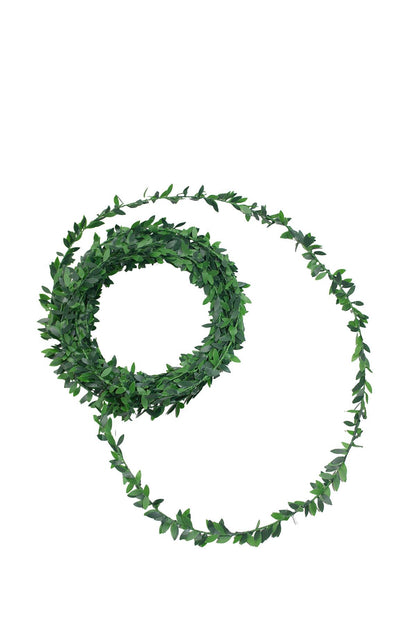 7 Metre Tel Yaprak Şerit Yapay Taç Sarmaşık Çiçek Süs