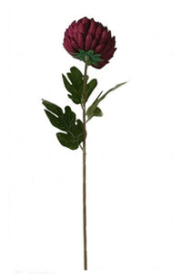 Yapay Krizantem Çiçeği Bordo 75 Cm Tek Dal