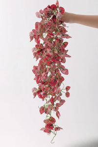 Yapay Renkli Sarmaşık 80 Cm 5 Dal Fuşya