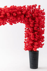 Büyük Yapay Bahar Dalı Çiçeği Kırmızı