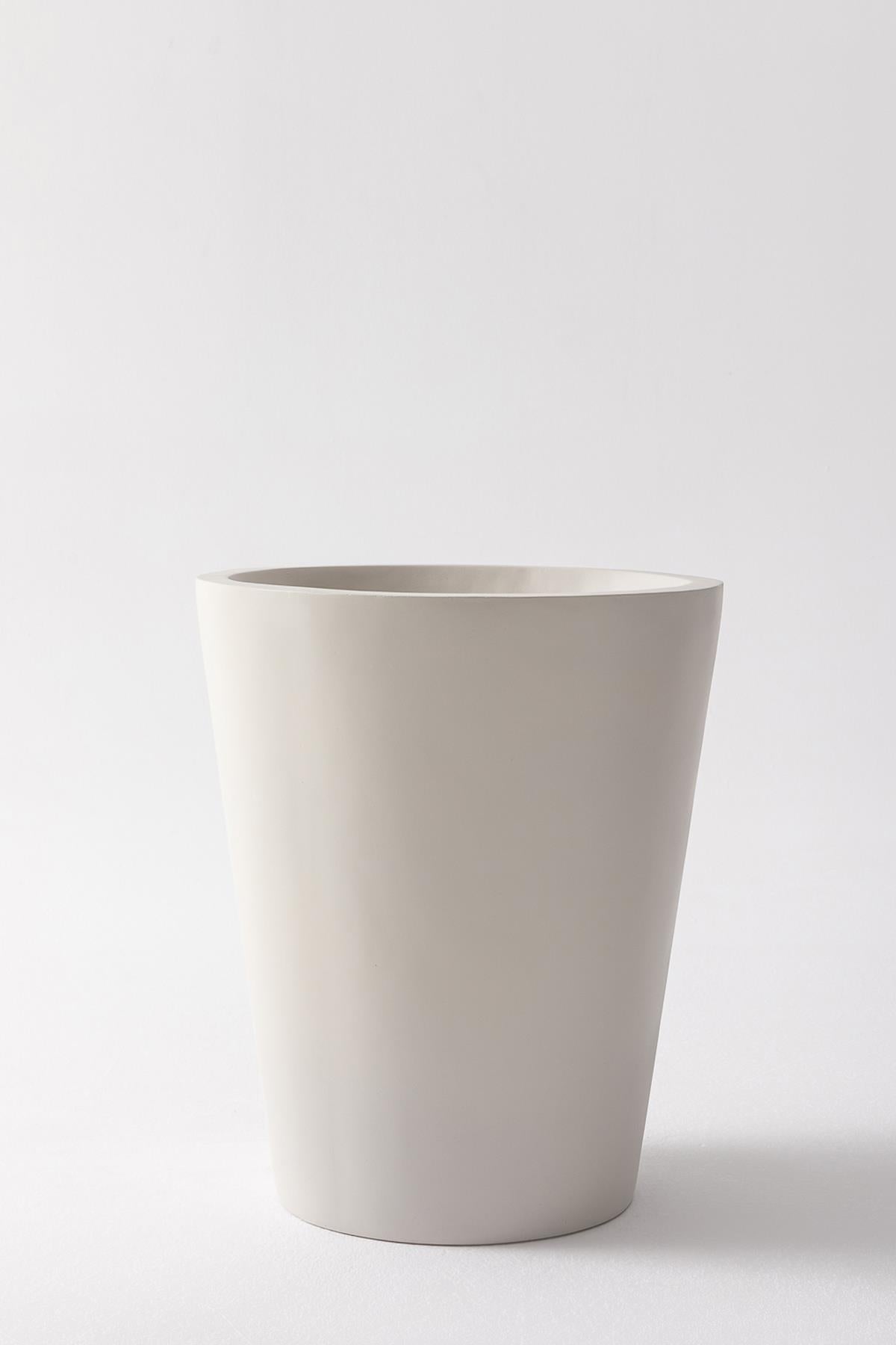 Fiber Saksı Konik 30*50 Krem