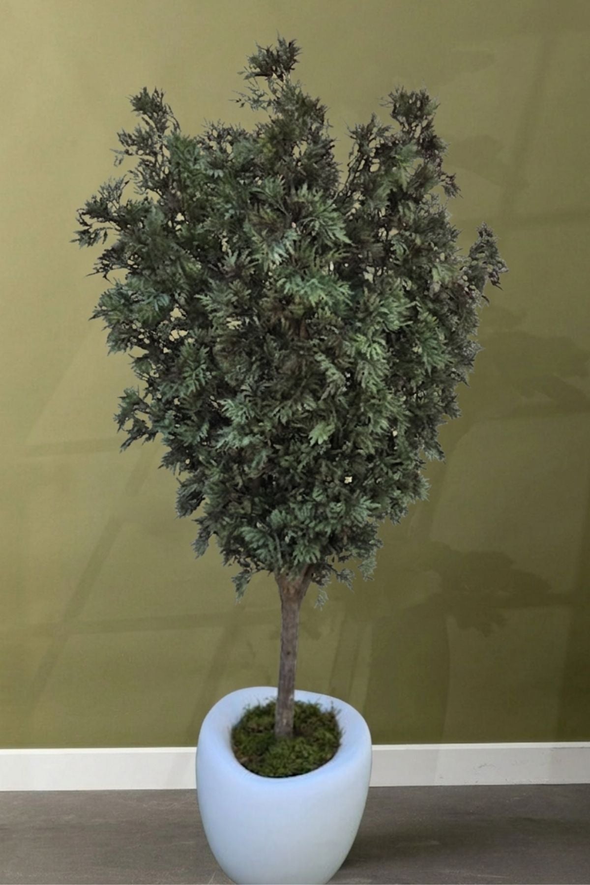 Yapay Hazal Ağacı Dinazor Saksı 200 cm 35 Dal