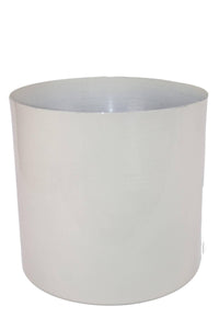 Metal Beyaz Saksı 25*25*25