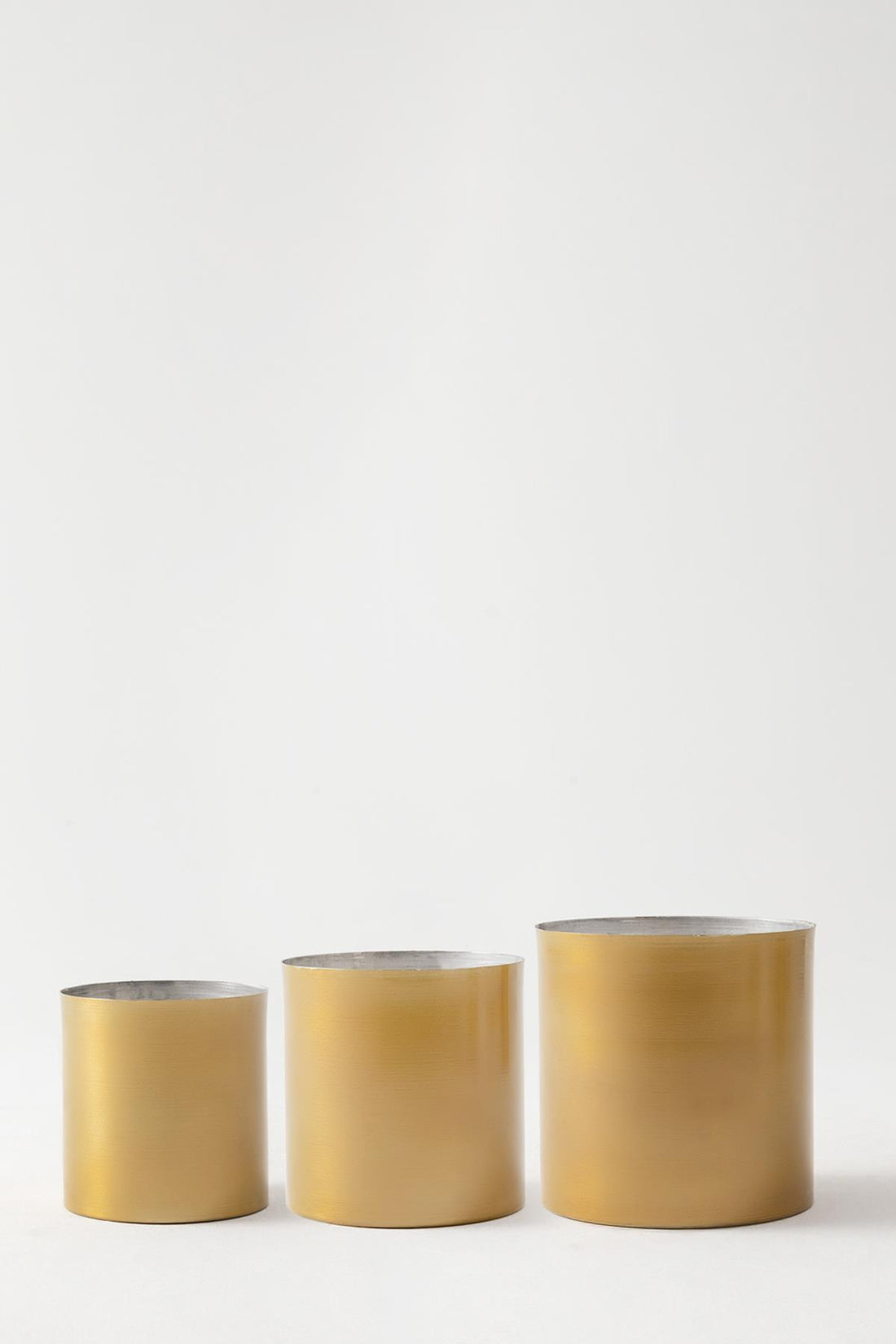 Metal Saksı Gold 3&