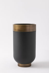 Metal Saksı Lüks Darbuka 40*60 Siyah Eskitme