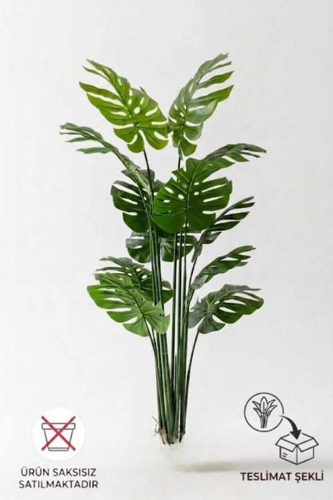 Yapay Deve Tabanı(Monstera) Ağacı 160 cm Saksısız