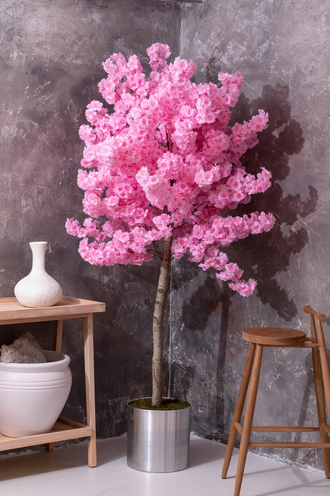 Pembe Yapay Ağaç Bahardalı 200 cm