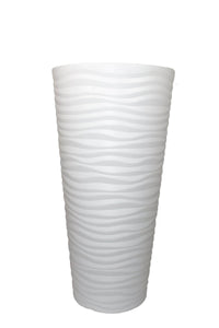 Plastik Beyaz Saksı 70*35*35