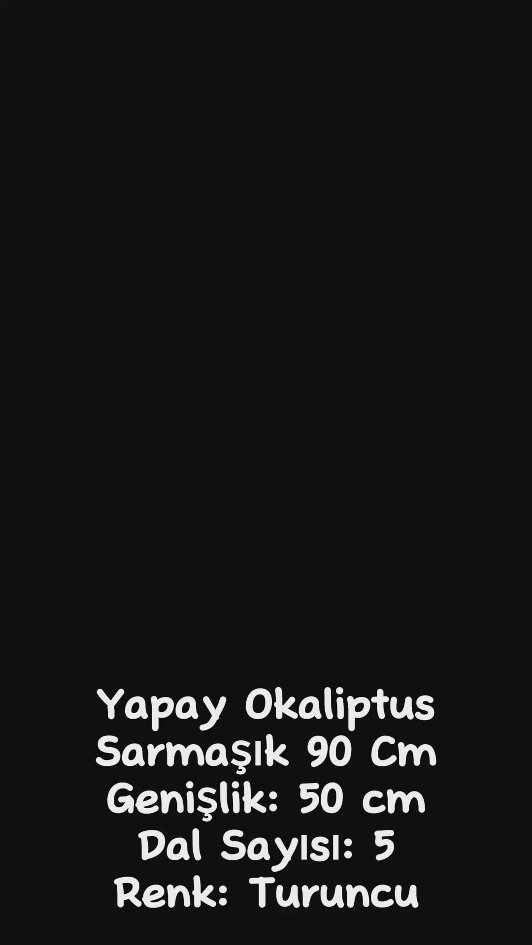 Yapay Okaliptus Sarmaşık Uv Korumalı 90 Cm 5 Dal