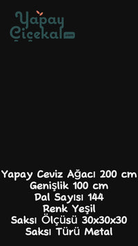 Yapay Ceviz Ağacı 200 Cm