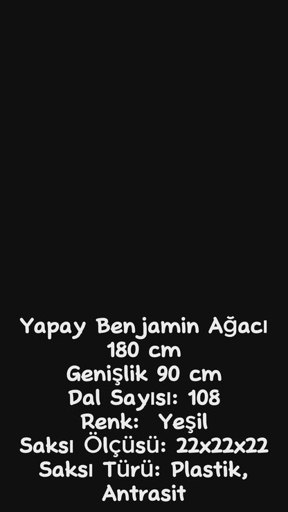 Yapay Benjamin Ağacı 180 Cm 108 Dal