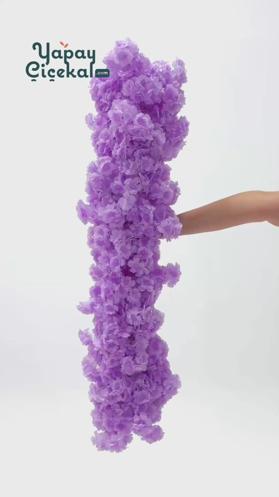 Bahar Dalı Tag Çiçeği 1 Metre Mor