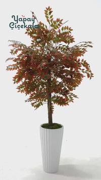 Yapay Söğüt Ağacı 200 Cm Turuncu