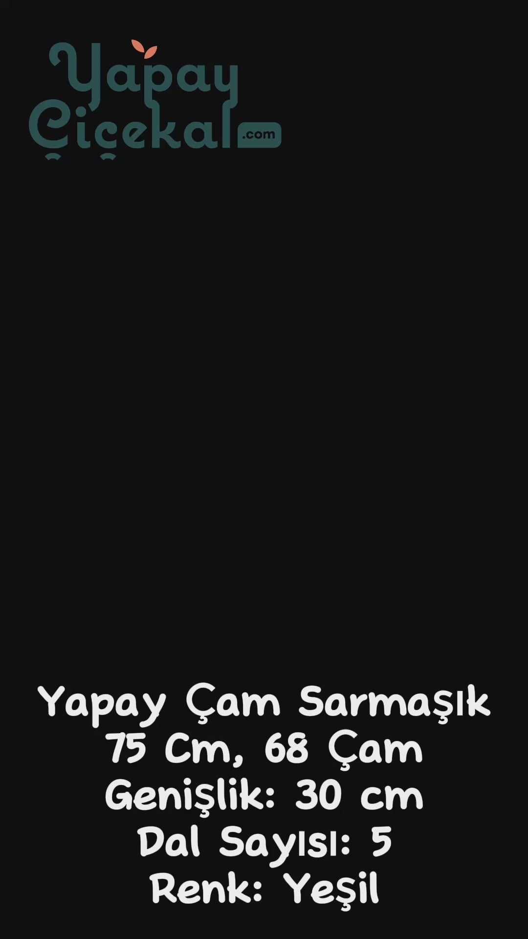 Yapay Çam Sarmaşık (Uv) Korumalı 75 Cm 5 Dal (Uv)