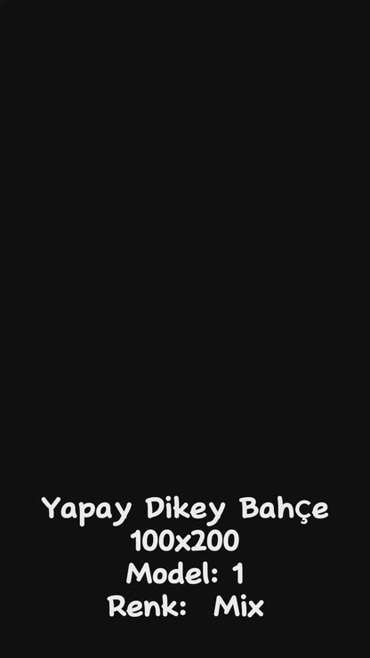 Yapay Dikey Bahçe 200x100 Model 3