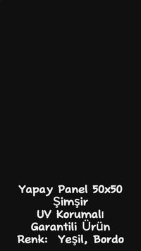 Yapay Duvar Paneli Uv Korumalı Kırmızı Şimşir 50*50