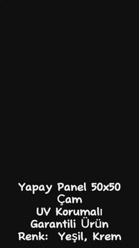 Yapay Duvar Paneli Uv Korumalı Çamdalı 50*50