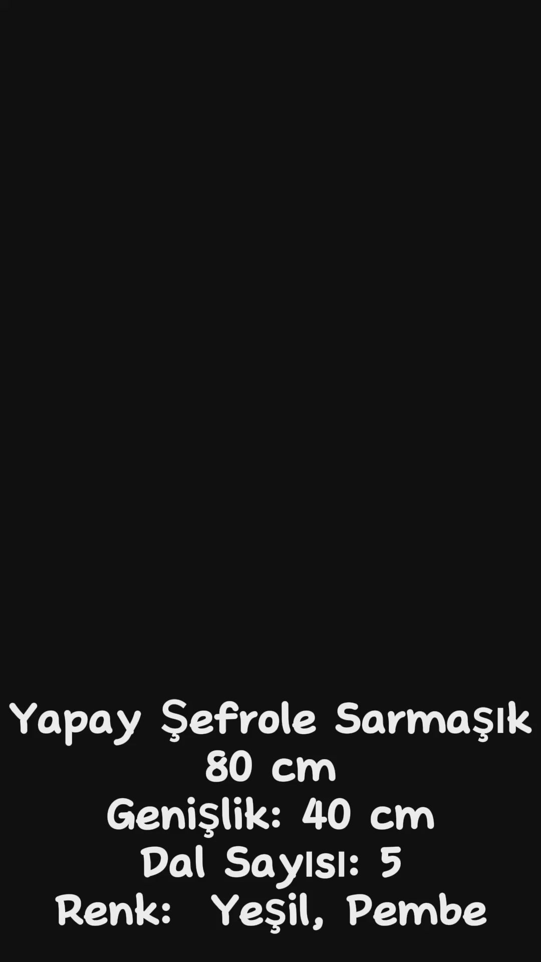 Yapay Sarmaşık Şeflore Uv Korumalı Yeşil Pembe 80 Cm 5 Dal