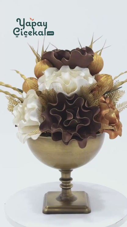 Yapay Çiçek Orta Eskitme Aranjman 701