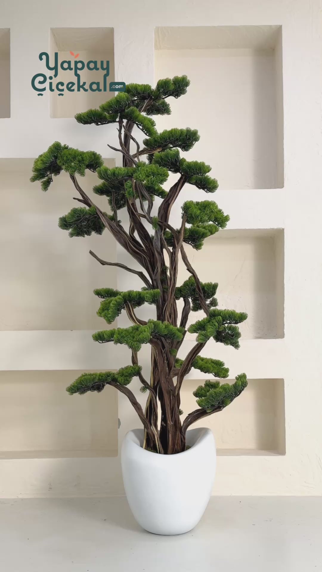 Yapay Büyük Bonsai Ağacı 200 cm 40 dal