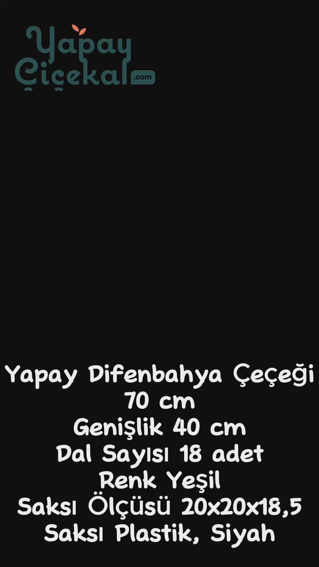 Salon Köşe Yapay Çiçekleri Difenbahya