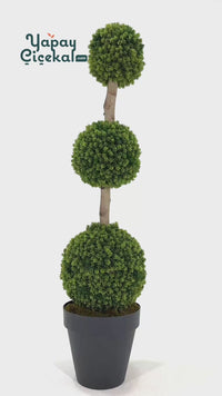 Yapay Top Çamdalı Ağacı 3'lü 170 Cm(Uv)