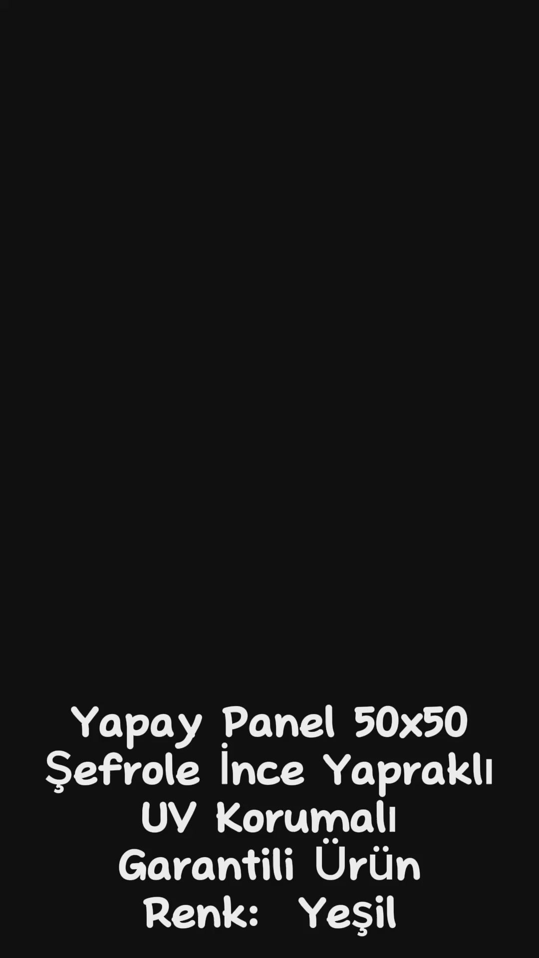 Yapay Duvar Paneli Uv Korumalı Defne Yaprağı 50*50