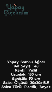 Yapay Bambu Ağacı 130 Cm