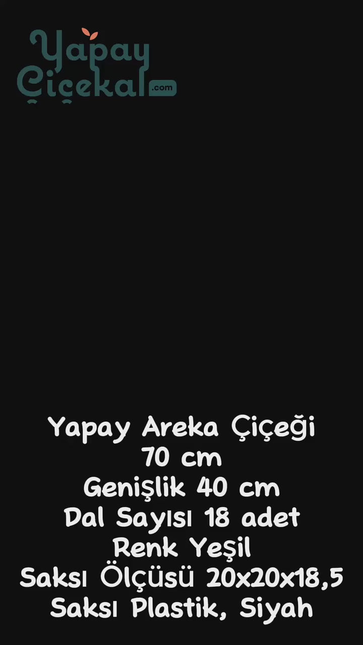 Yapay Salon Köşe Çiçekleri Areka