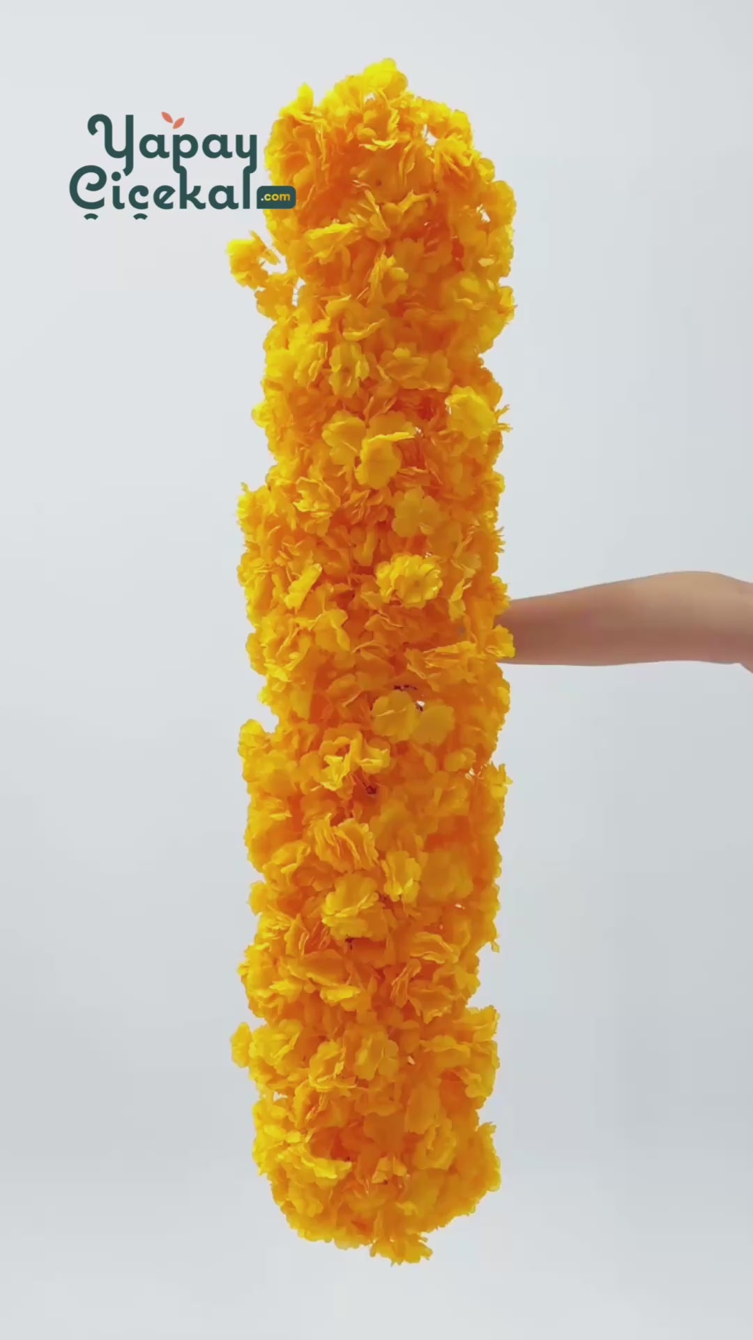 Bahar Dalı Tag Çiçeği 1 Metre Turuncu