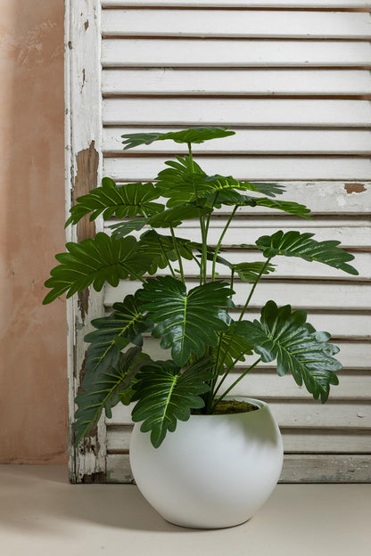 Salon Köşe Yapay Çiçeği 70 Cm Küre Saksı