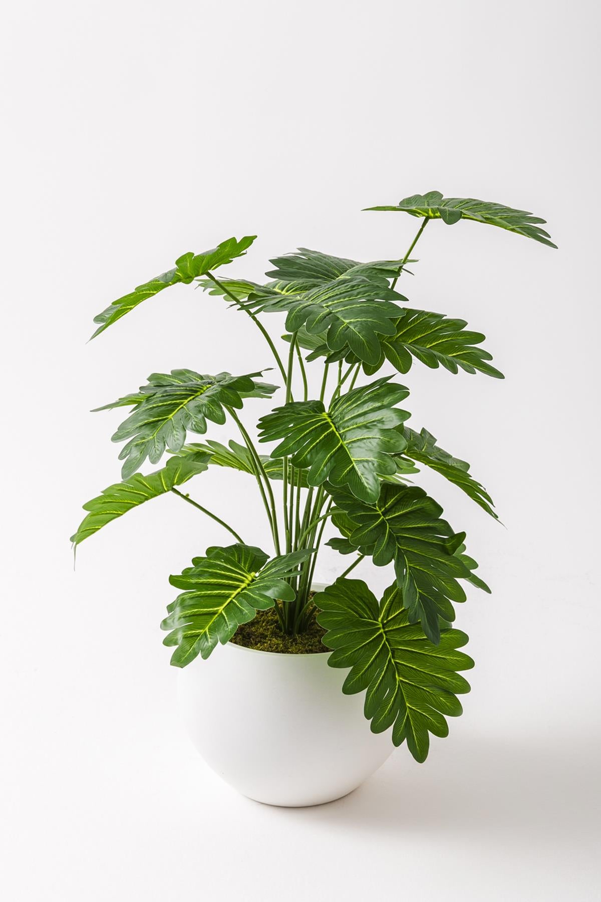 Salon Köşe Yapay Çiçeği 70 Cm Küre Saksı