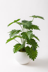 Salon Köşe Yapay Çiçeği 70 Cm Küre Saksı