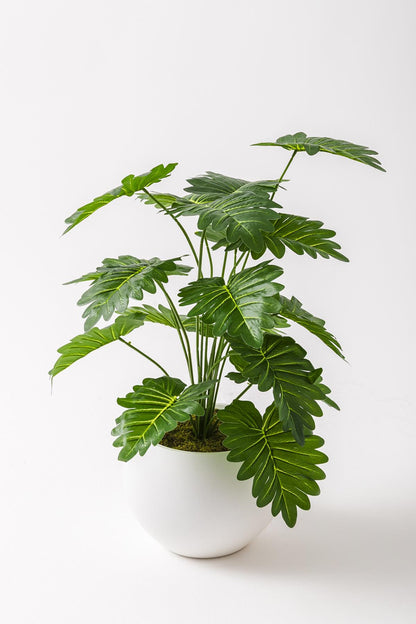 Salon Köşe Yapay Çiçeği 70 Cm Küre Saksı