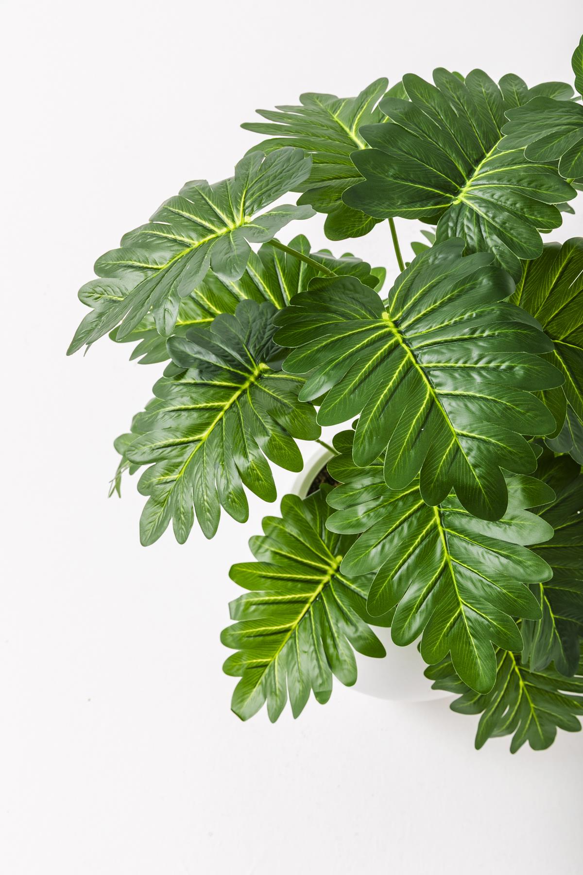 Salon Köşe Yapay Çiçeği 70 Cm Küre Saksı