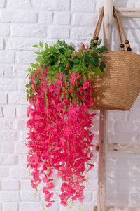 Sarkan Yapay Çiçek Akasya 12'li Fuşya