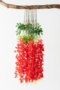 Sarkan Yapay Çiçek Akasya 12'li Kırmızı